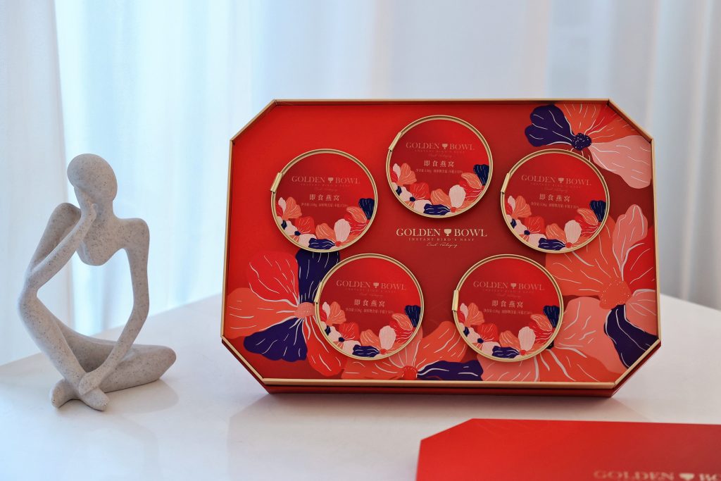 Golden Bowl Instant Bird's Nest Gift Set (3 or 5 Bowls)